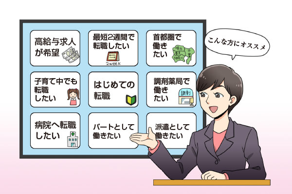 エムスリーはこんな薬剤師さんにおすすめ