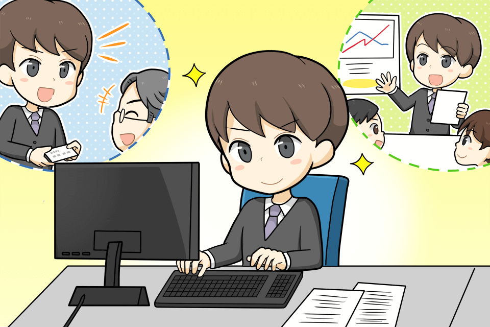 正社員としてイキイキと働いているフリーター