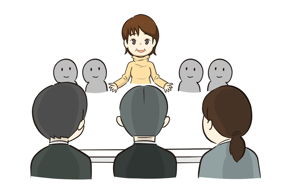 転職の選考でアピールする30代後半の女性
