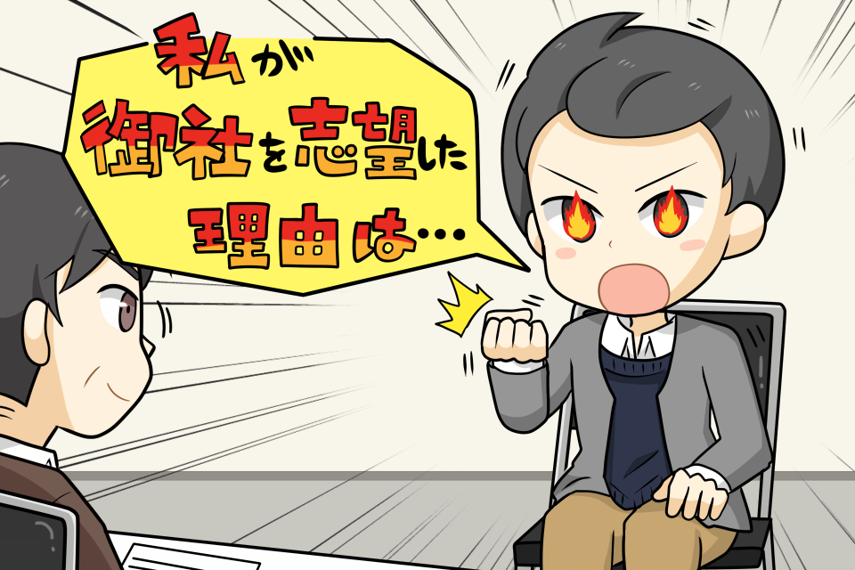 フリーター面接に意気込んで臨む