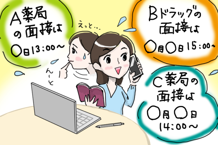薬剤師転職 連絡が大変