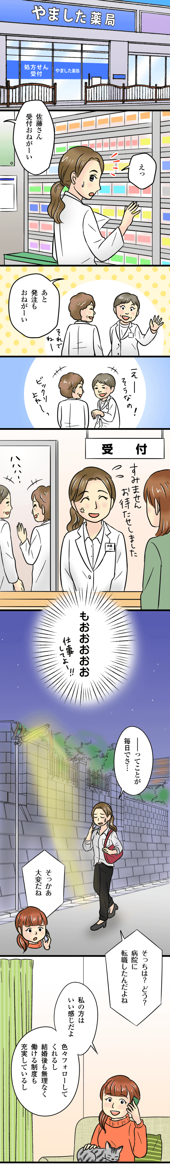 薬剤師漫画思ってもみなかった転職編1