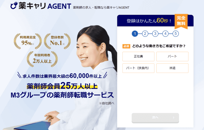 薬キャリAGENT 資格取得支援 転職